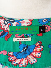 Clare V Green Multicolor Paisley Floral Top
