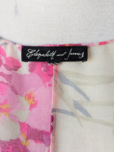 Elizabeth and James Cream and Pink Floral Silk Jacket Top