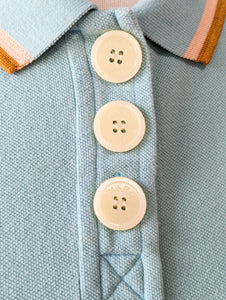 Marc Jacobs Aqua Short Sleeve Polo