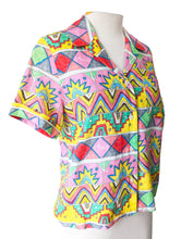 Mira Mikati Multicolor Southwest Inspired Multicolor Print Shirt