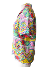 Mira Mikati Multicolor Southwest Inspired Multicolor Print Shirt
