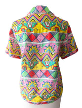 Mira Mikati Multicolor Southwest Inspired Multicolor Print Shirt