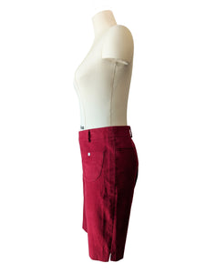 Built By Wendy Red Corduroy Shorts