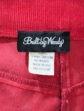 Built By Wendy Red Corduroy Shorts