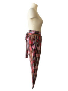 Apiece Apart Pink, Blue, Rust, and Purple Striped Pants