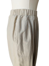 Black Crane Cream Flannel Pants