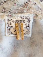 Vintage Gunne Sax Cream Floral Maxi Dress