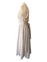 Vintage Gunne Sax Cream Floral Maxi Dress