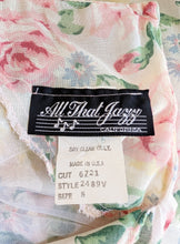 Vintage All that Jazz Pink Floral Drop Waist Dress