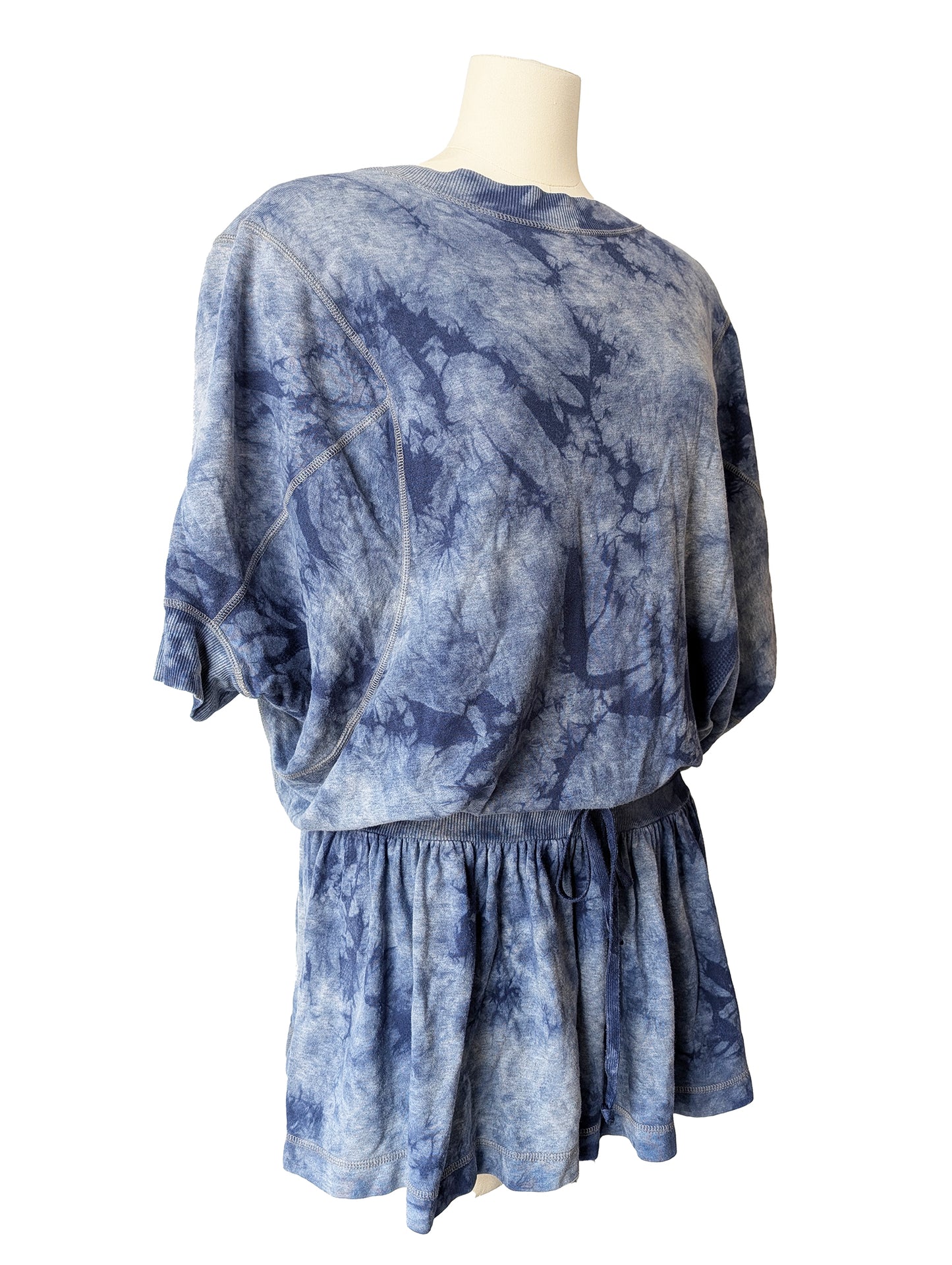 Vintage Vivienne Westwood Blue Tie-dye Mini Dress Vintage Vivienne Westwood Blue Tie-dye Mini Dress