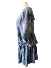 Vintage Vivienne Westwood Blue Tie-dye Mini Dress
