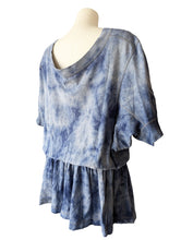 Vintage Vivienne Westwood Blue Tie-dye Mini Dress