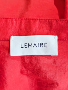 Lemaire Red Silk Top