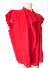 Lemaire Red Silk Top