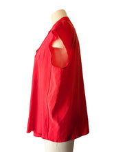 Lemaire Red Silk Top