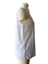 Perry Ellis Horseshoe Embroidery Sleeveless Top