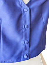 Chelsea Mak Periwinkle Silk Tank Top