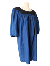 Yves Saint Laurent Blue Dress with Black Yoke