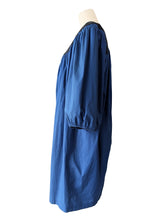 Yves Saint Laurent Blue Dress with Black Yoke
