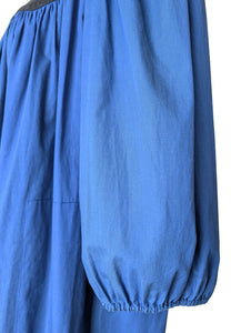 Yves Saint Laurent Blue Dress with Black Yoke