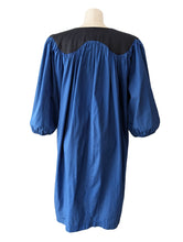Yves Saint Laurent Blue Dress with Black Yoke
