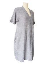 M + S Grey Linen Dress