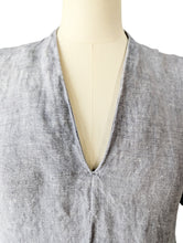 M + S Grey Linen Dress