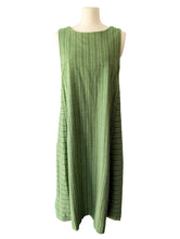 Ace & Jig Green Striped Sleeveless Dress
