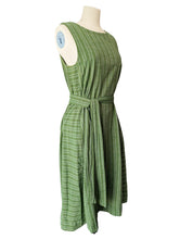 Ace & Jig Green Striped Sleeveless Dress