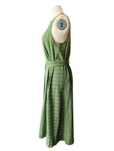Ace & Jig Green Striped Sleeveless Dress
