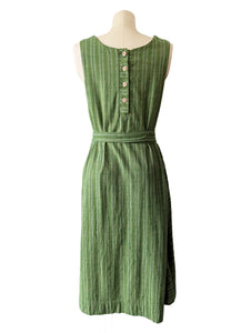 Ace & Jig Green Striped Sleeveless Dress