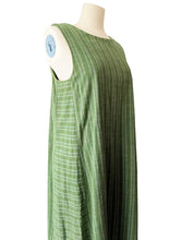 Ace & Jig Green Striped Sleeveless Dress