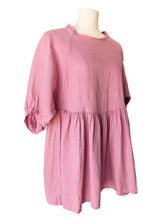 Lanhtropy Pink Linen Mini Dress