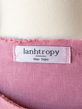 Lanhtropy Pink Linen Mini Dress