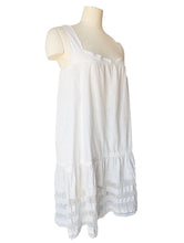 Victorian Nightgown with Raw-edge Straps