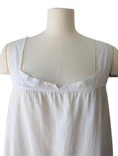 Victorian Nightgown with Raw-edge Straps