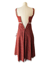 Vintage Gunne Sax Red Pinafore Maxi Dress
