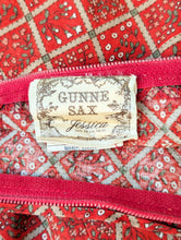 Vintage Gunne Sax Red Pinafore Maxi Dress