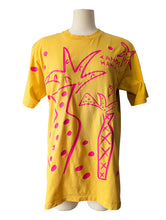 Vintage Gone Tropo Canoe Hawaii Yellow + Pink T-shirt