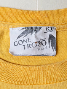 Vintage Gone Tropo Canoe Hawaii Yellow + Pink T-shirt