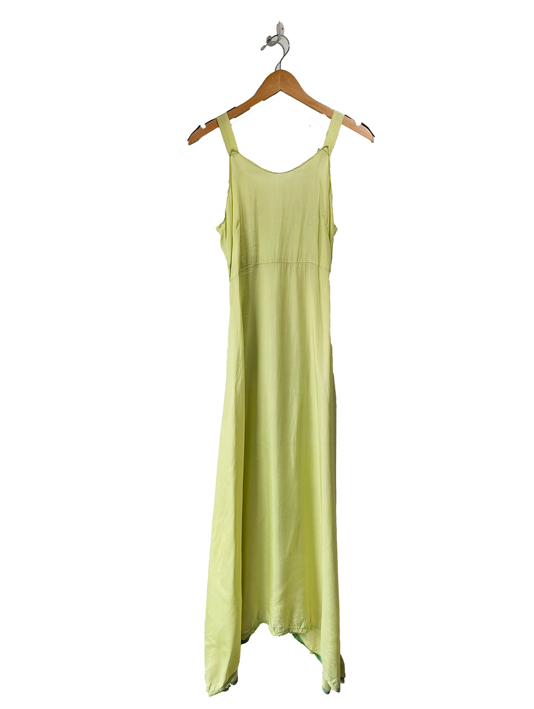 Chartreuse Rayon Full Slip As-Is