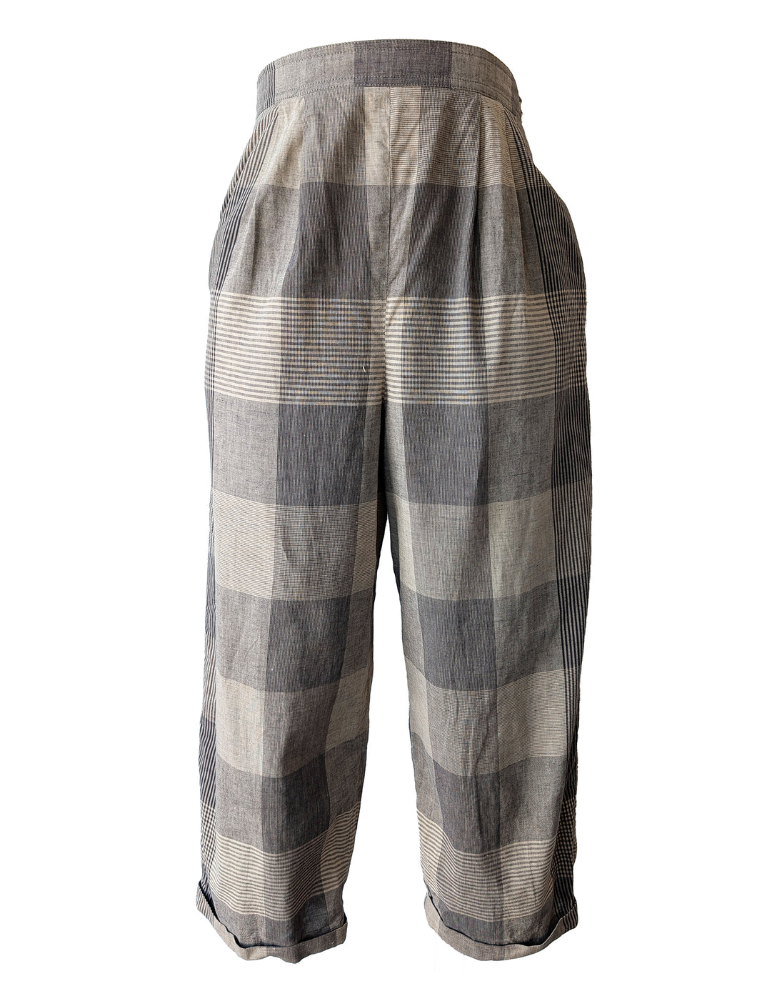 Prophecy Black and Tan Plaid Pants