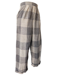 Prophecy Black and Tan Plaid Pants