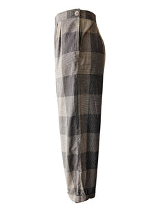 Prophecy Black and Tan Plaid Pants
