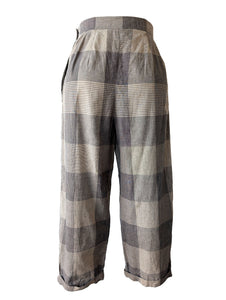 Prophecy Black and Tan Plaid Pants