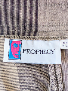 Prophecy Black and Tan Plaid Pants