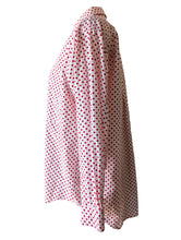Esprit White + Red Polka Dot Shirt