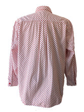 Esprit White + Red Polka Dot Shirt