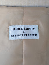 Philosophy Tan + Brown Felt Leaves Floral Jacket