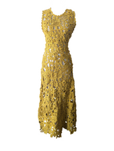 Ulla Johnson Yellow Crochet Yael Dress